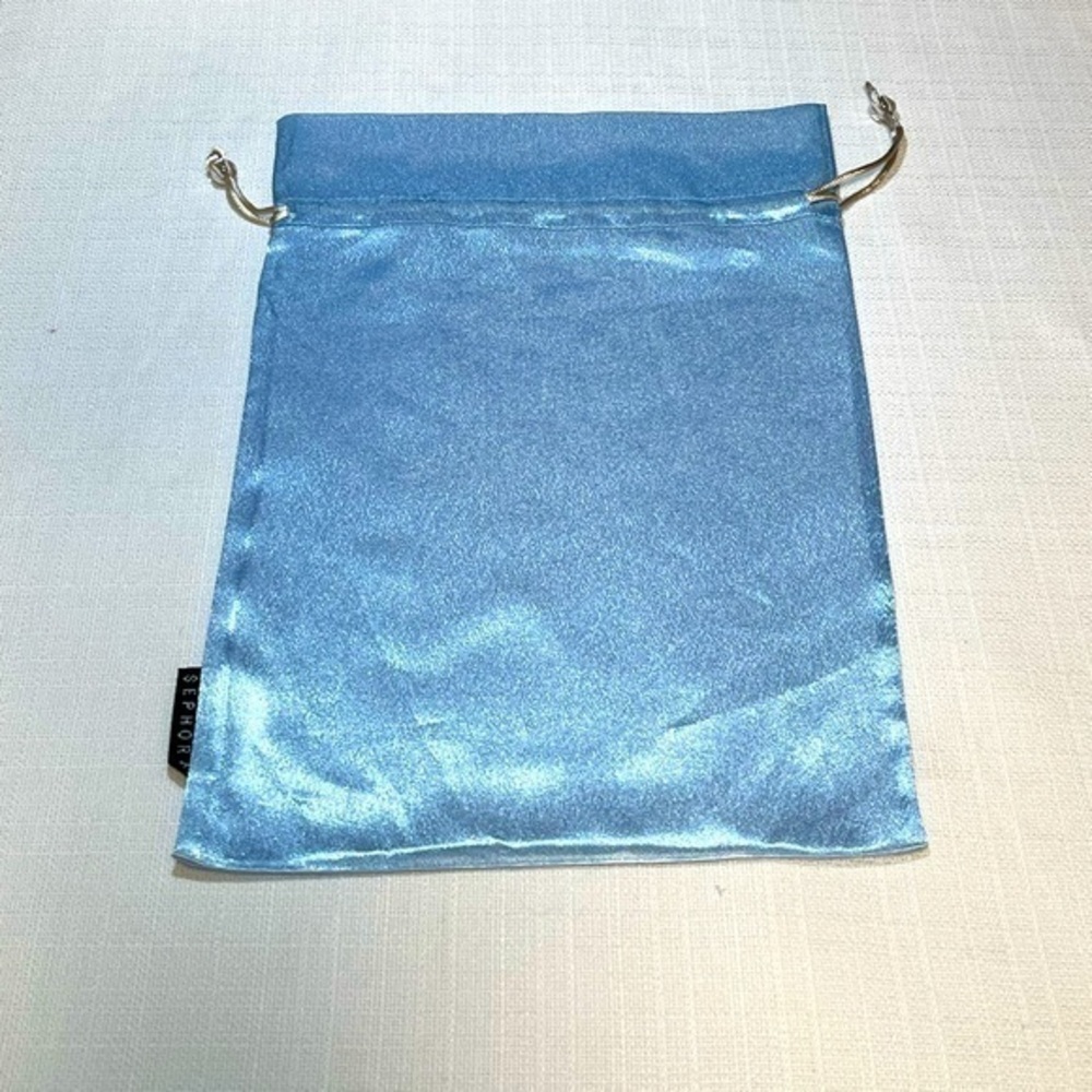 EUC Sephora Small Silky Blue Dust Bag 12.5 x 8.25